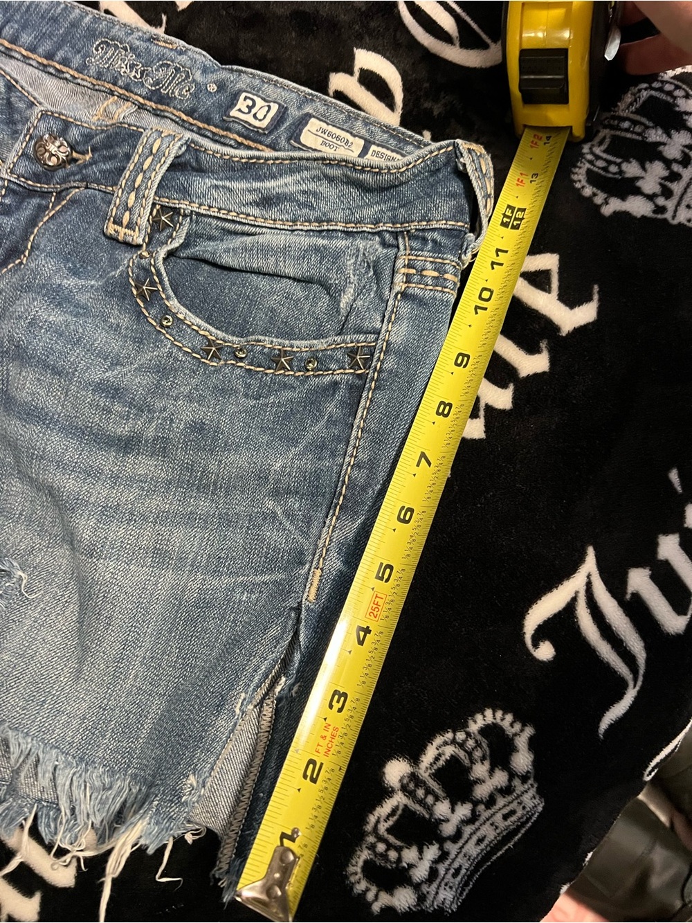 Miss Me Light Blue Distressed Cropped Jeans